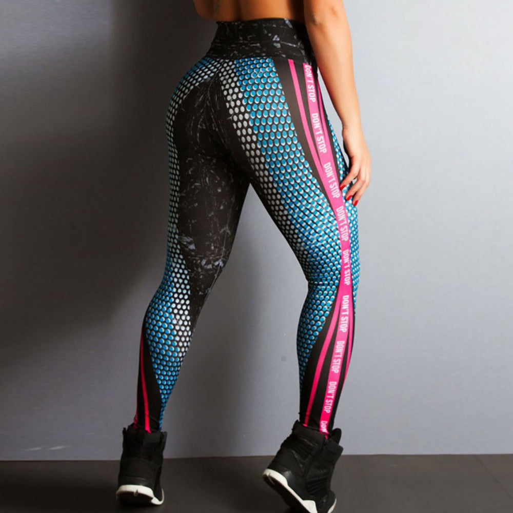 Fitness Leggings Skinny High Waist Elastic