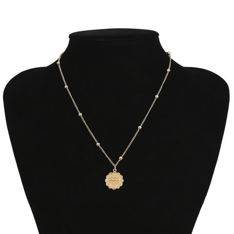Image of Constellations Flower Tag Necklace for Women