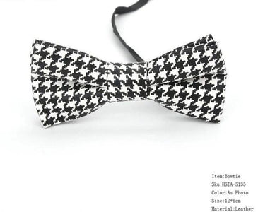 Men's Plaid Bowtie