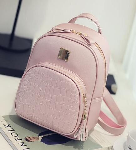 Image of Women Leather Backpack