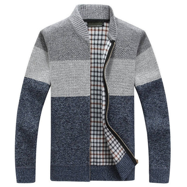 Winter Men's Jackets Thick Cardigan