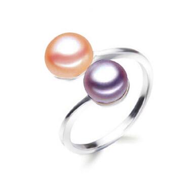 Pearl Ring Jewelry 925 Sterling Silver For Women