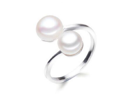 Pearl Ring Jewelry 925 Sterling Silver For Women