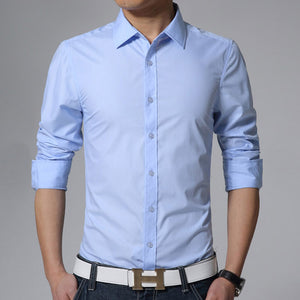 Men's Long Sleeve Fit Slim Shirt