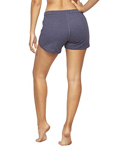 Colosseum Active Women's Simone Cotton Blend Yoga and Running Shorts (Black Floral, X-Small)