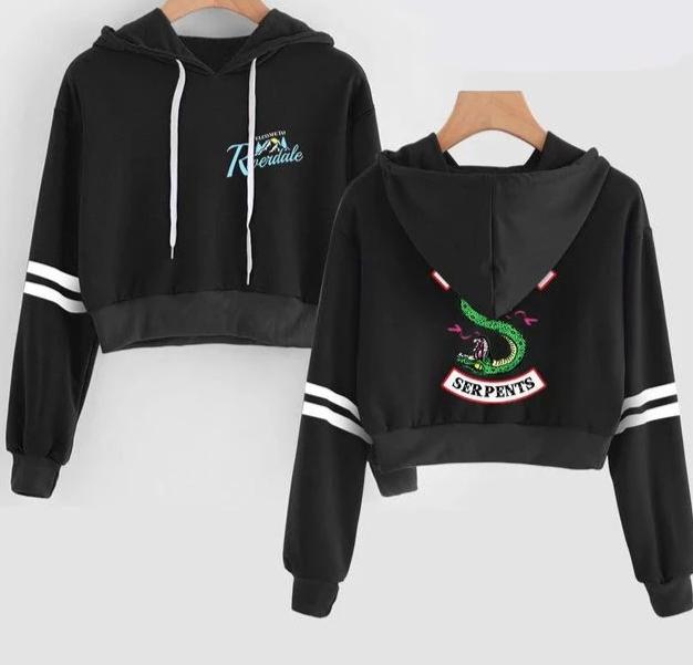 Women Crop RIVERDALE Top Hoodies