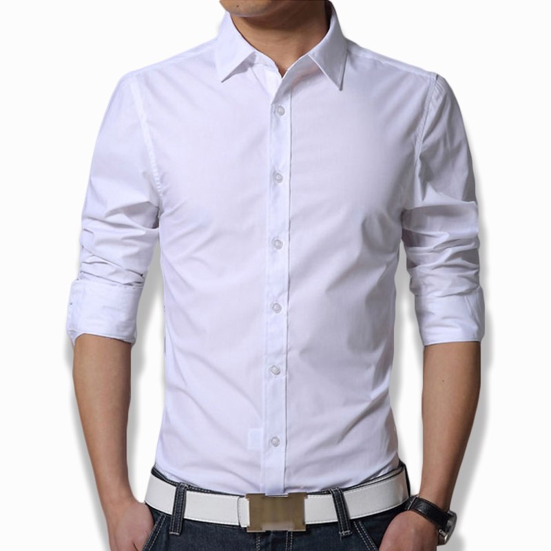 Men's Long Sleeve Fit Slim Shirt