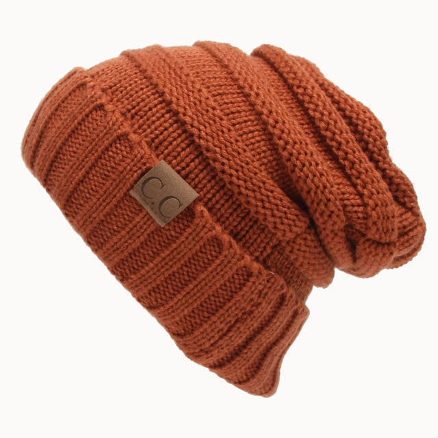 Women Winter Knitted Wool Cap