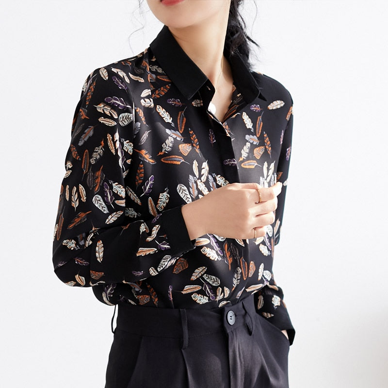 Leaf Print Shirt
