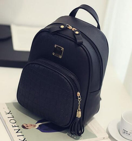 Image of Women Leather Backpack