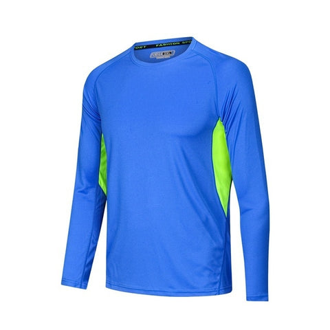 Image of Men Long Sleeve Bodybuilding Sport Running Shirt