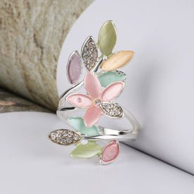 Multicolor Crystal Ring for Women