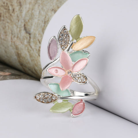 Image of Multicolor Crystal Ring for Women