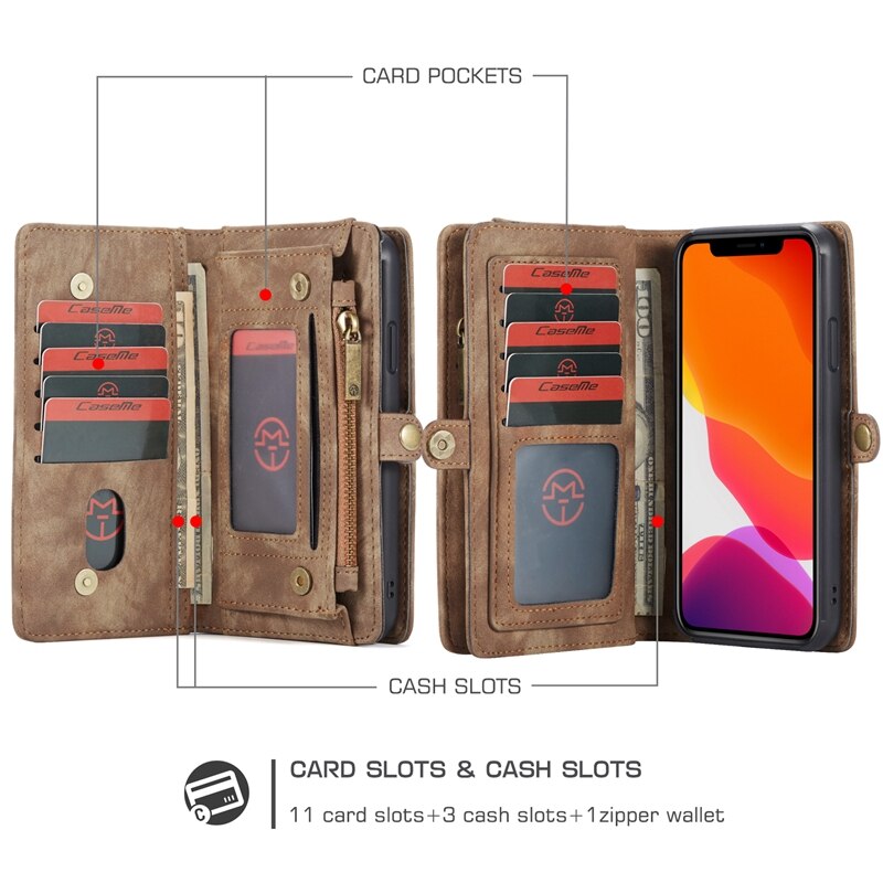 Luxury Leather Case for iPhone / Wallet