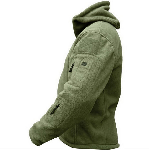 Military Man Fleece Tactical Softshell Jacket