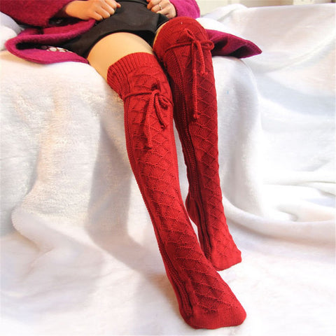 Image of Winter Over Knee Socks