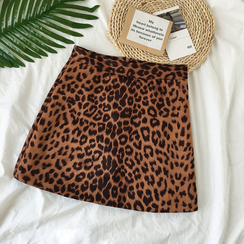 Sexy Leopard Mini Skirts