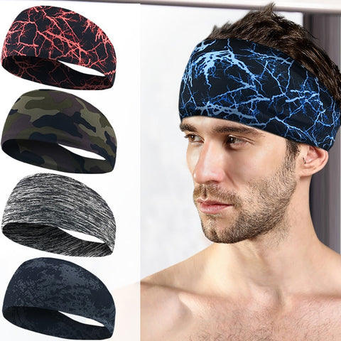 Image of Men Sweatband For Men and Women Yoga Hair Bands