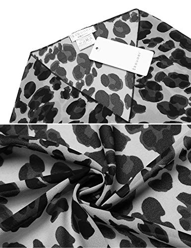 Ekouaer Women Short Sarongs Beach Wrap Sheer Chiffon Bikini Wrap Cover Ups Skirt for Swimwear Small