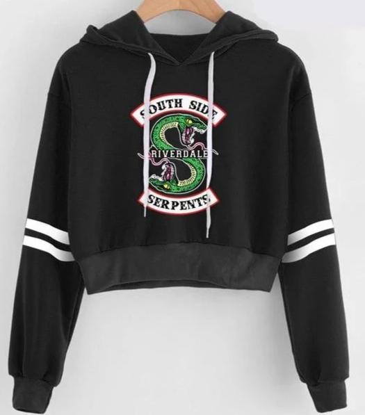 Women Crop RIVERDALE Top Hoodies
