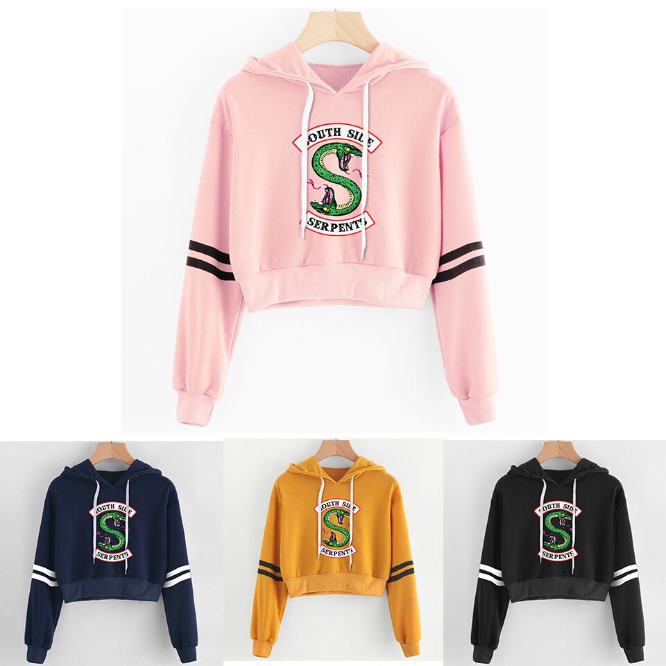 Women Crop RIVERDALE Top Hoodies