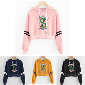 Women Crop RIVERDALE Top Hoodies
