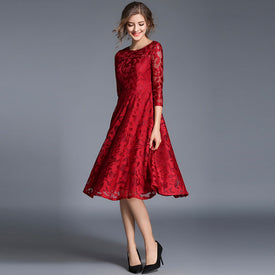 Elegant Slim Ladies Party Dress