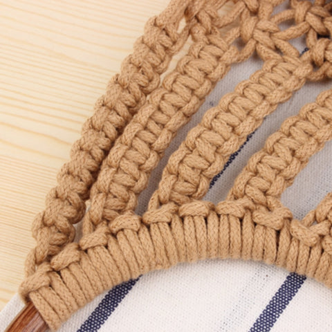 Image of Hand-knitted Hollow Handbag