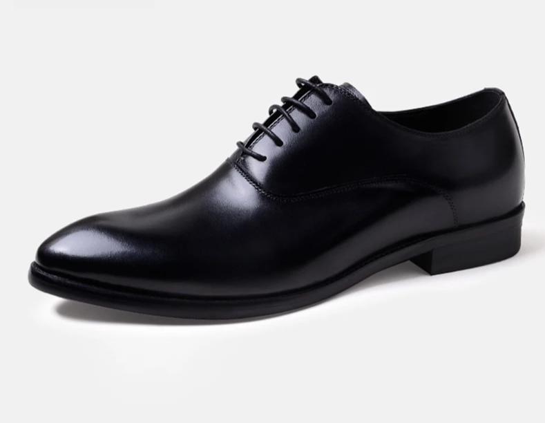 Oxford Formal Shoes Genuine Leather