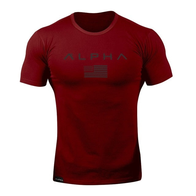 Men Cotton Dry Fit Gym Training Tshirt