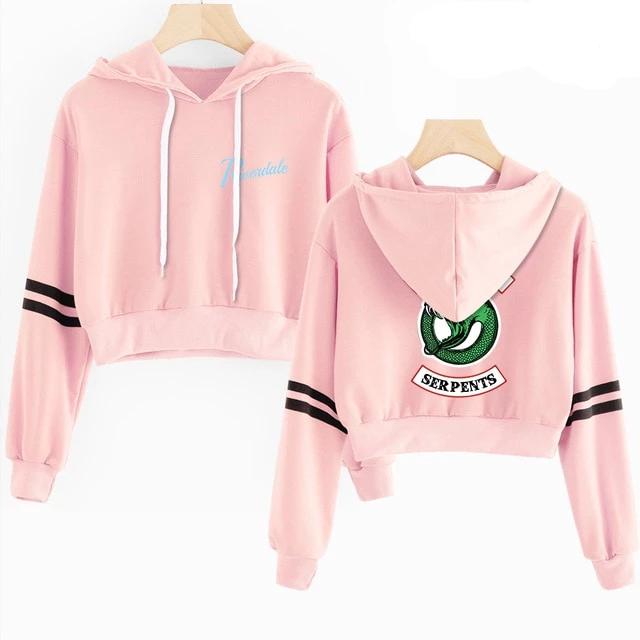 Women Crop RIVERDALE Top Hoodies