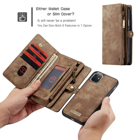 Image of Luxury Leather Case for iPhone / Wallet