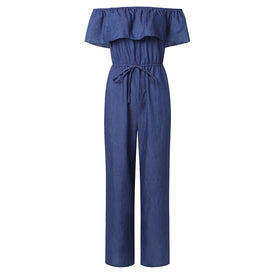 Jumpsuit Off Shoulder Ruffles Playsuit