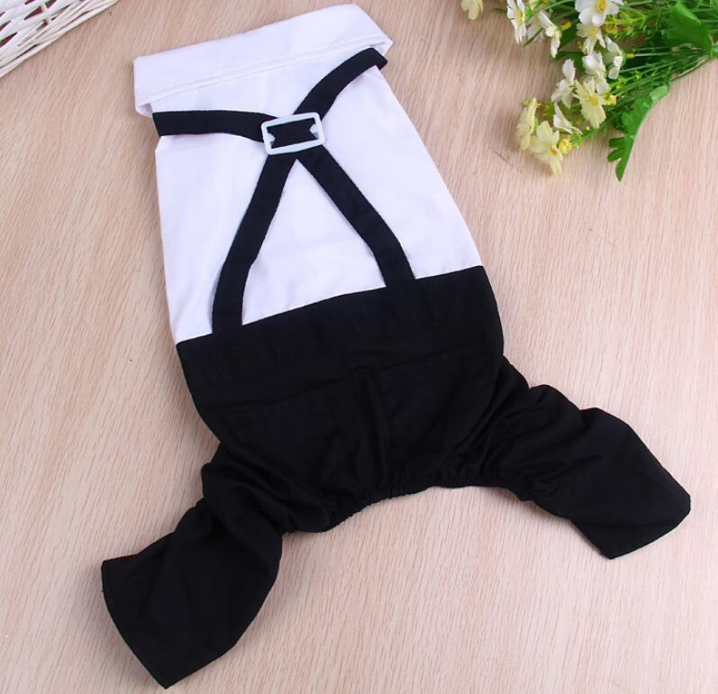 Dog Jumpsuit with Bow Tie