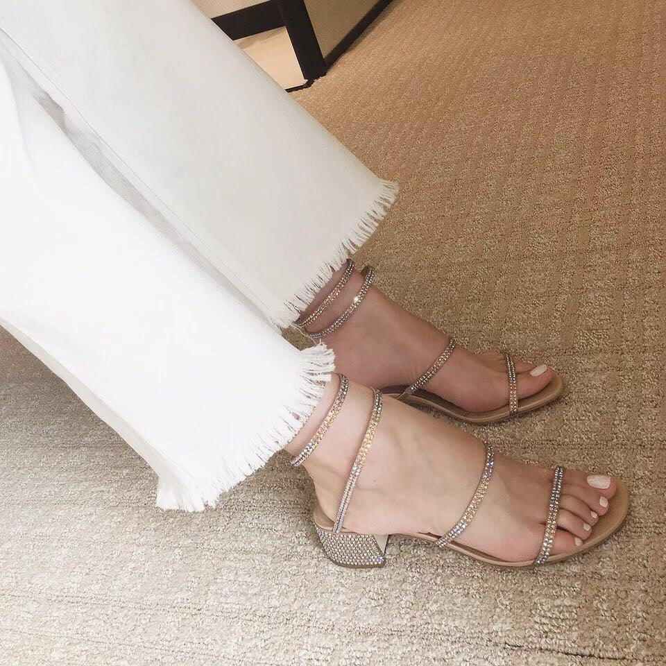 Summer Crystal Gladiator Sandals