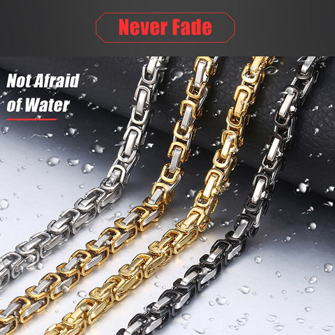 Image of Stainless Steel Chain Neckalaces for Men