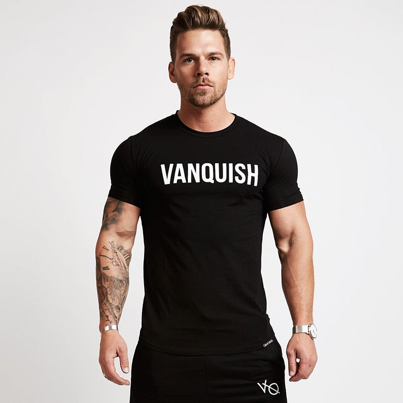 Men Cotton Dry Fit Gym Training Tshirt
