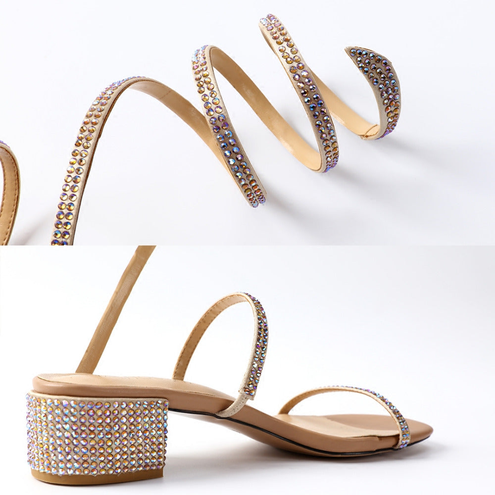 Summer Crystal Gladiator Sandals