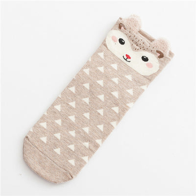 1Pair Warm Women Socks Striped