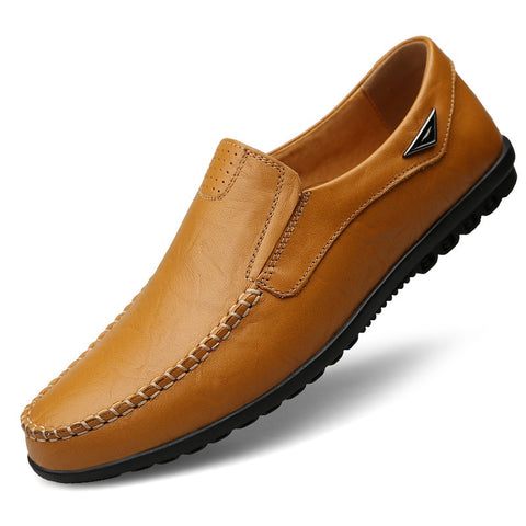 Image of Genuine Leather Mens Moccasin
