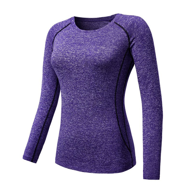 Women Long Sleeve Workout/Fitness T Shirt