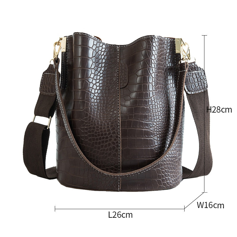 Alligator Bucket Bags