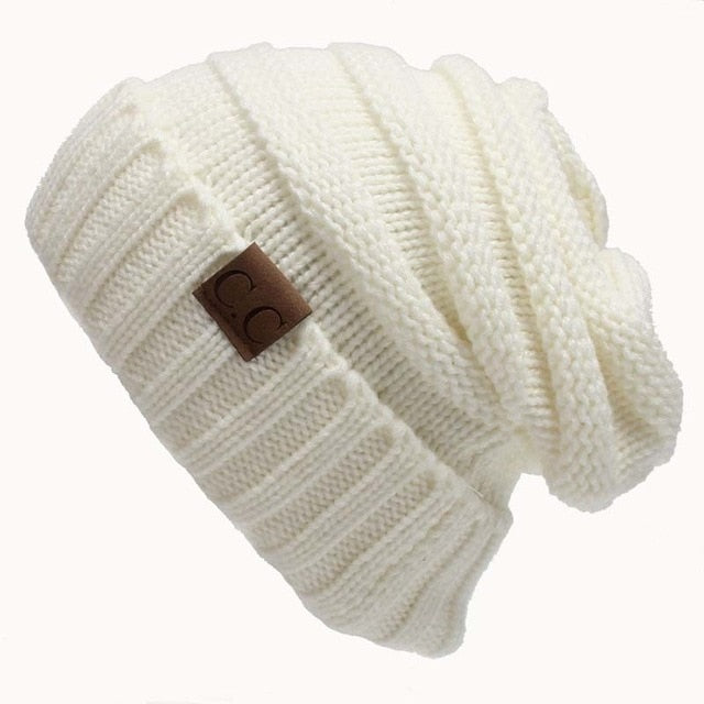 Women Winter Knitted Wool Cap