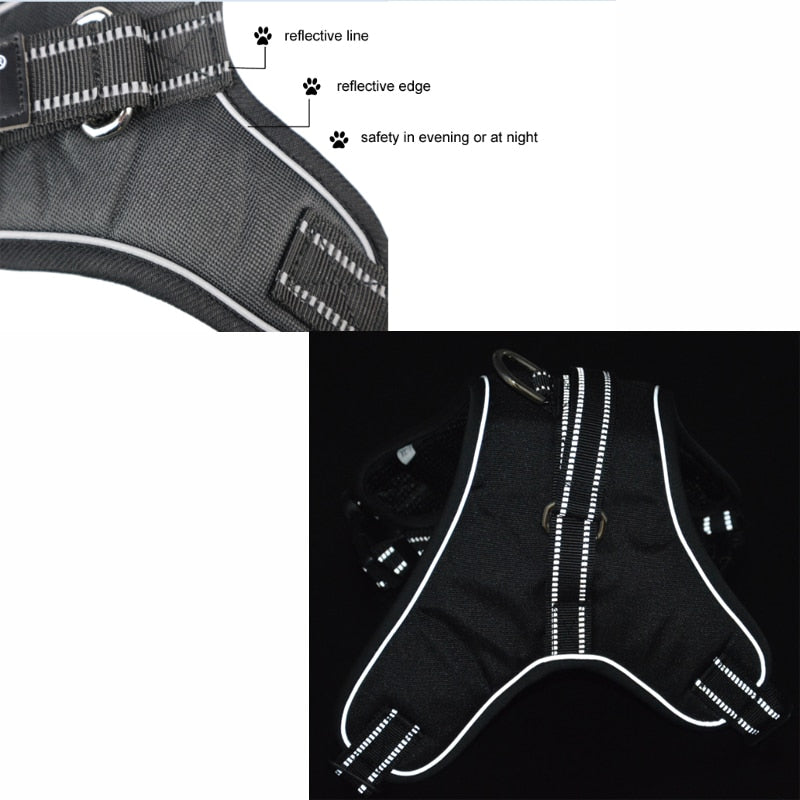 Dog Harness Breathable Safety Reflective