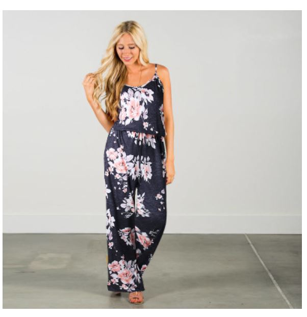 Women Super Comfy Floral Jumpsuit