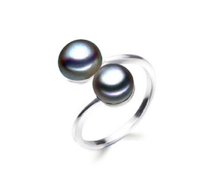 Image of Pearl Ring Jewelry 925 Sterling Silver For Women