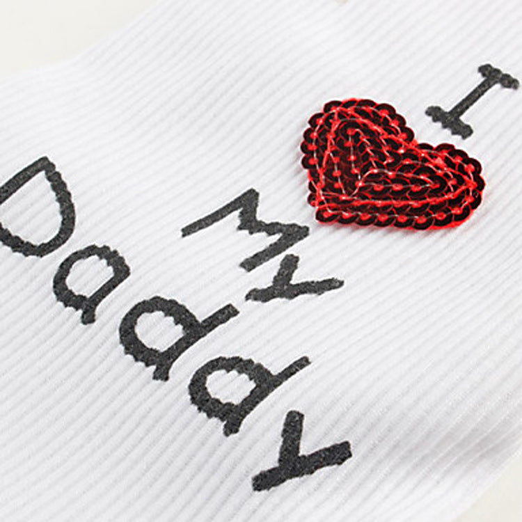 Pet Clothes I Love My Daddy T-Shirts