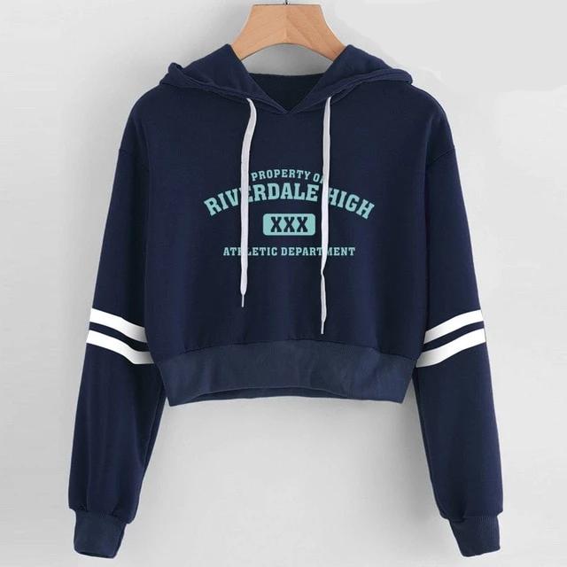 Women Crop RIVERDALE Top Hoodies