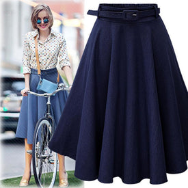Women Denim Jeans Skirts