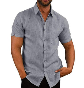 Short Sleeve Lapel Neck